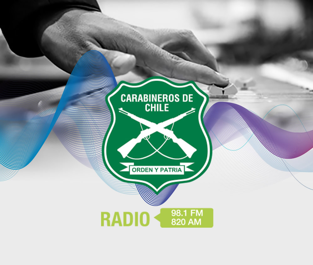 Radio Carabineros de Chile. 98.1 FM - 820 AM
Departamento de Comunicaciones Sociales.